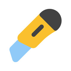 cutter flat icon