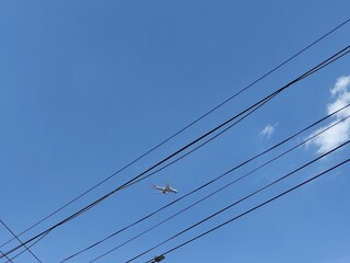 plane in the sky,avión en el cielo
