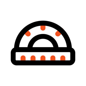recommend clip art: ruler outline color icon