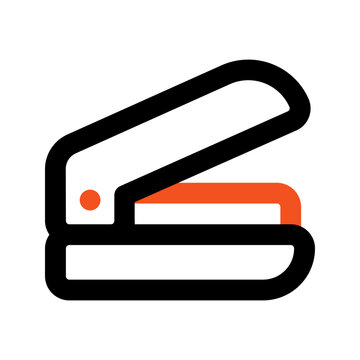 recommend clip art: stapler outline color icon