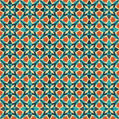 Obraz premium Moroccan background, seamless Moroccan wallpaper, Moroccan pattern, Moroccan culture, Moroccan repeating patterns for greeting cards, fabrics, gift papers, and product designs