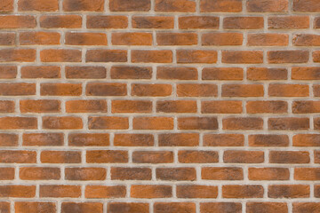 Rough texture brown brick wall masonry solid structure house facade background