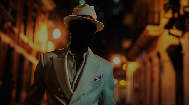 Ze Pilintra Umbanda Quimbanda Entity Trickster Malandro Walking in Rio de Janeiro