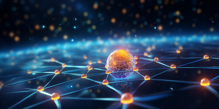 background with glowing lights, Friendships and Connections Across Different Social Networks Concept Friendship Social Networks Connections Relationships Diversity
