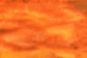 Bright orange paint brush strokes abstract design pattern texture surface background