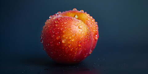 Fresh Nectarine fresh food healthy orange peach. generative ai 