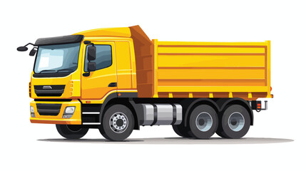 Fototapeta na wymiar Truck on a white background vector illustration des