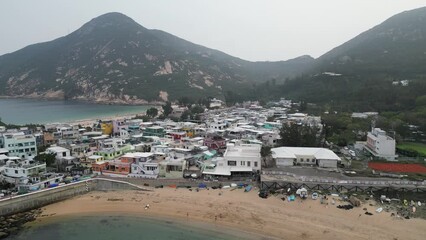 Rocky Bay Beach, view of rock formation in sea March 29 2024