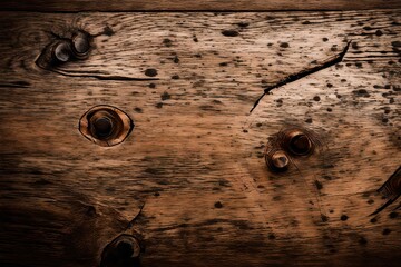 A close-up of a weathered wooden desk, revealing the unique marks and imperfections that tell its story.
