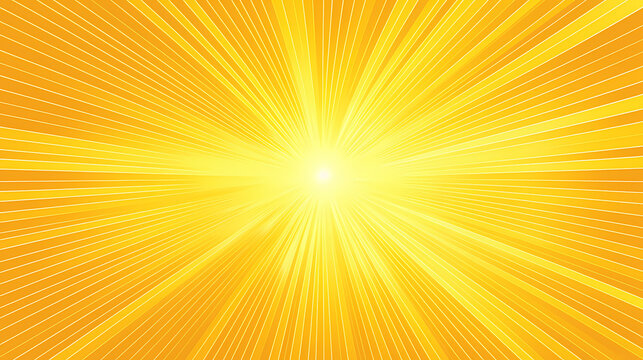 Yellow rays background