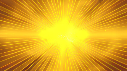 Obraz premium Yellow rays background