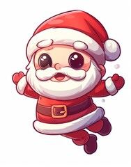 The adorable Chibistyle Santa Claus is sure to bring a smile to your face, Generated by AI