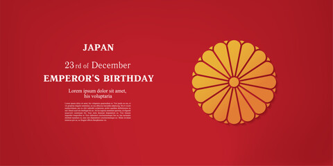Japan. Emperor's Birthday. 23rd of December