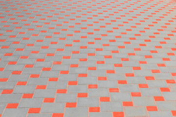 Red Grey Paving Slabs Stone Floor Knots City Surface Mosaic Texture Structure Background Tile Backdrop