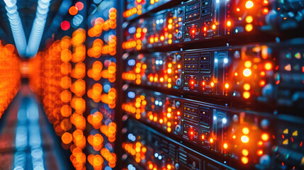 Abstract network information web science technology data center fiber optic cable 5G connection future light, fiber optical network cable