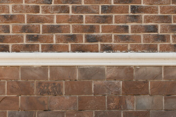 Brown brick blocks brickwork old brick masonry wall texture background structure backdrop facade sample template