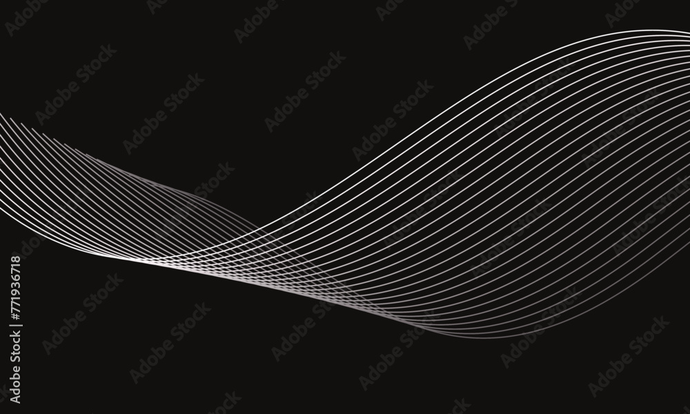 Poster abstract geometric line pattern art vector illustration.
