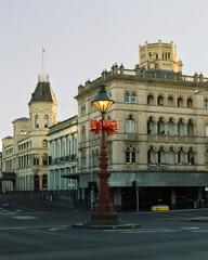 Fototapeta premium Ballarat intersection of Sturt St and Lydiard St, gold rush town