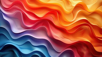 Colorful abstract pattern of eroded sand shapes - Generative AI