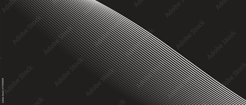 Poster abstract geometric line pattern art vector illustration.