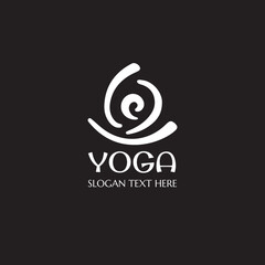 Yoga logo vector