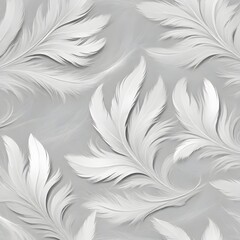 White Color feather pattern