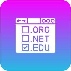 Domain registration Icon