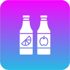 Juice bottles Icon