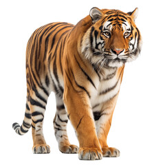 Obraz premium Tiger isolated on white background