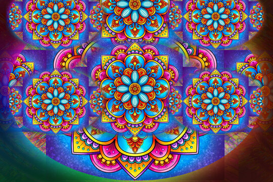 Picture of a beautiful Multicolor pattern, focus  beautiful background. (20)