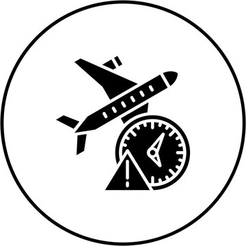 Flight delay Icon