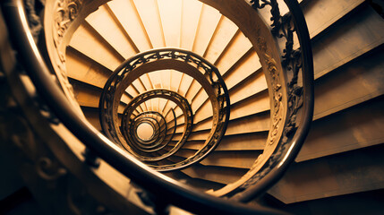 spiral staircase background