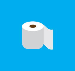 Toilet paper isolated design. Toilet paper vector design.