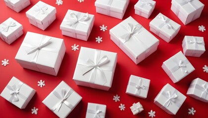 holiday gift boxes designed background