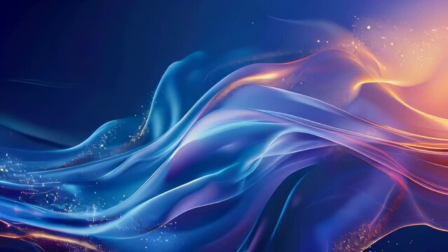 Abstract blue wavy background.,.