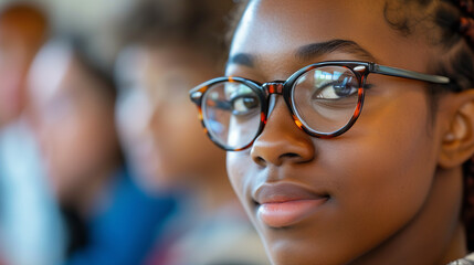 a close-up of students engaged in a mindfulness and well-being workshop, focusing on mental health and self-care practices. 