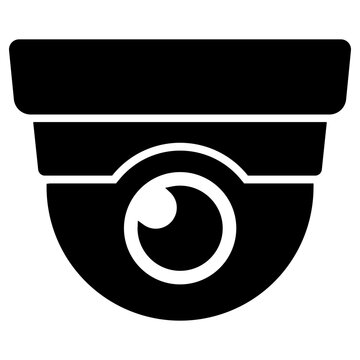 cctv icon, simple vector design