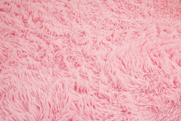 Top view of pink carpet background. 