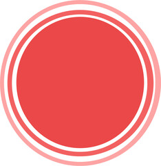 Earthquake epicenter red circle