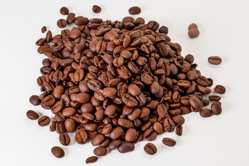 Photo of a Heap of Freshly Roasted Coffee Beans