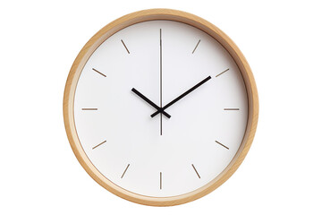 Wall clock isolated on transparent background Remove png, Clipping Path, pen tool