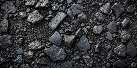 black asphalt texture road surface, background, texture of rough asphalt, black  concrete floor textured background,copy space, black background, banner - obrazy, fototapety, plakaty