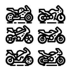 Motorbike Icon Vector