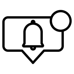 Fototapeta premium notification-bell icon