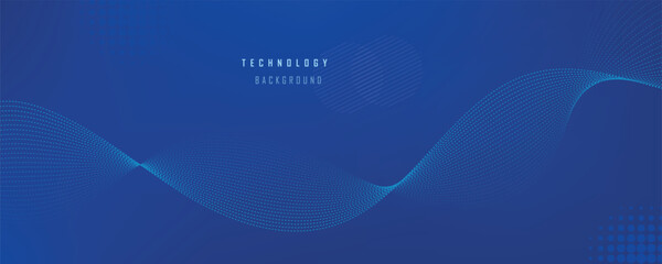 Abstract vector blue technology background. EPS10
