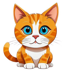 Obraz premium illustration of a cute cat