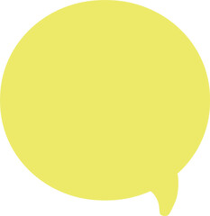 yellow speech bubble - obrazy, fototapety, plakaty