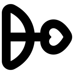 cupid icon, simple vector design