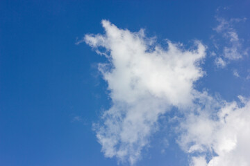Blue sky with clouds