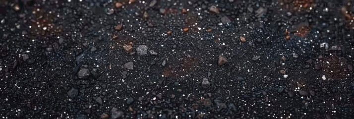 Black granite ,black rought  concrete texture wall background, grunge floor  cement texture, old floor, banner